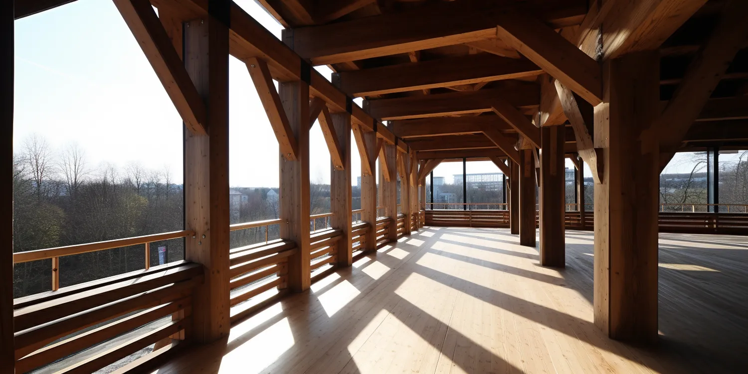 Konstrukcje drewniane są teraz modne