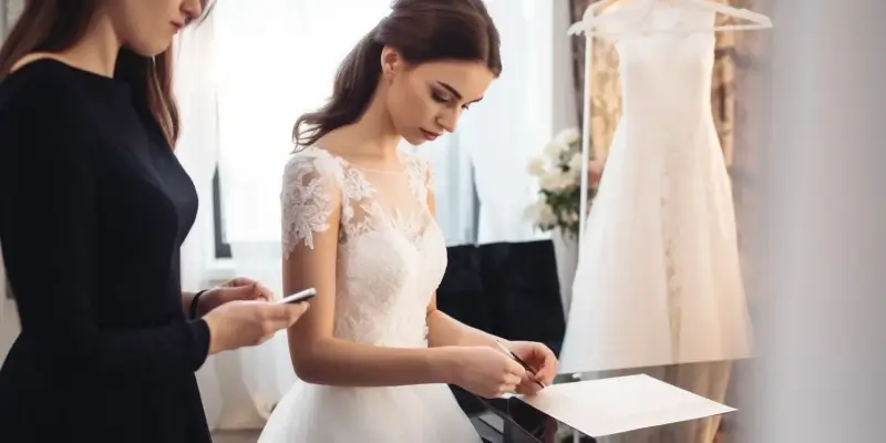  Suknia ślubna dopasowana do figury