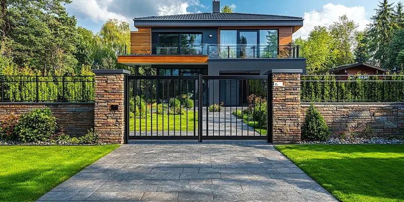 Gartenzäune aus Polen